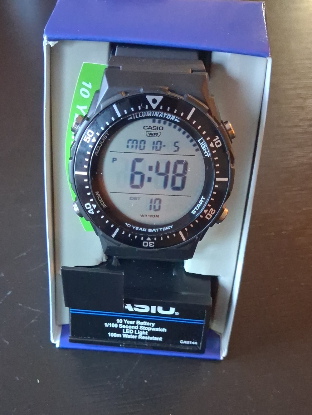 Casio Black Digital Dive-Style Sport Watch